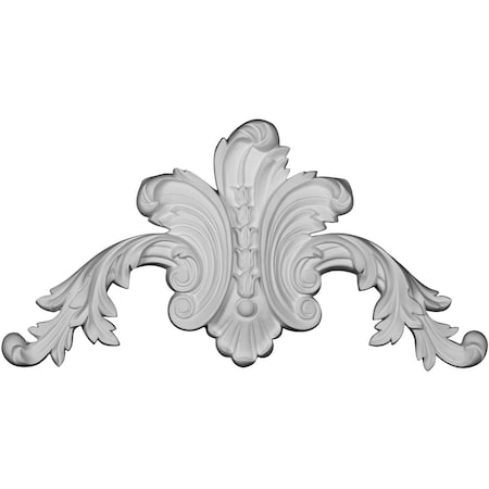 Ekena Millwork 18 1/2"W x 13 1/2"H x 1 1/2"P Beaded Center Onlay ONL18X13X01BE